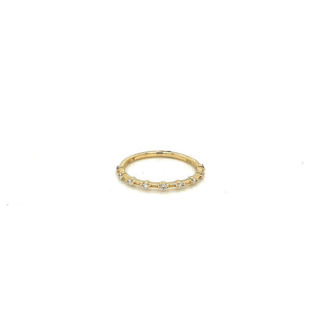 Dainty Scattered Diamond Band