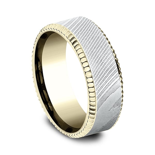 Ammara Stone Comfort-fit Design Wedding Ring