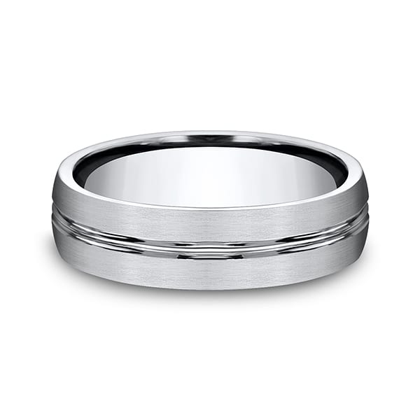 Cobalt Comfort-Fit Design Wedding Band