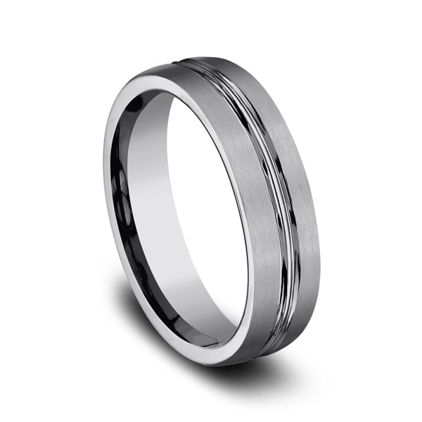 Cobalt Comfort-Fit Design Wedding Band