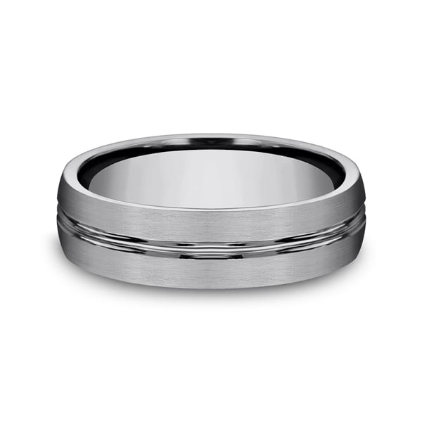 Cobalt Comfort-Fit Design Wedding Band