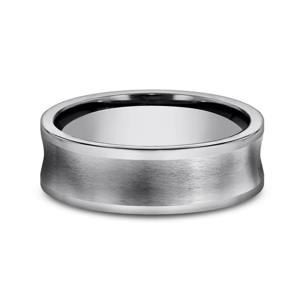 Tungsten Comfort-Fit Design Wedding Band