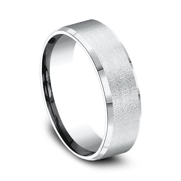 Comfort-Fit Design Wedding Band