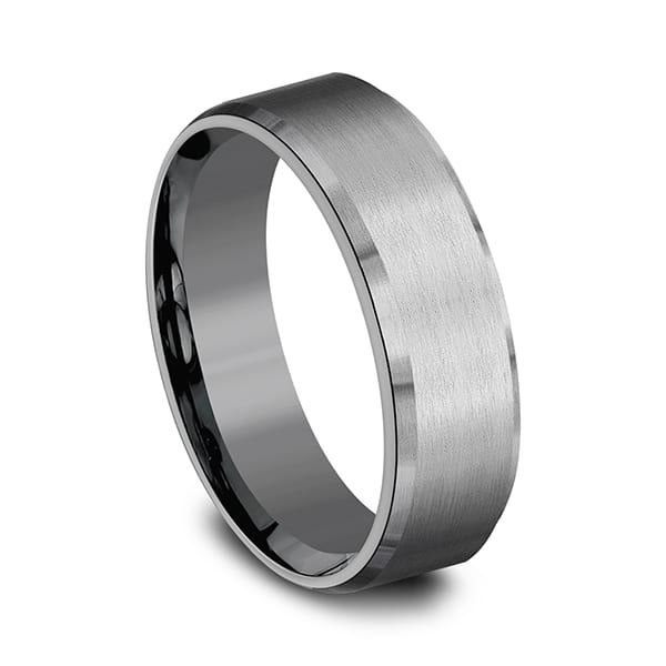 Tantalum Comfort-fit wedding band