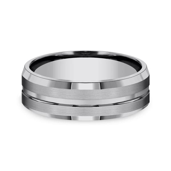 Tungsten Comfort-Fit Design Wedding Band