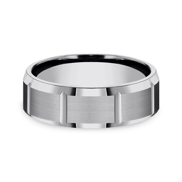 Tungsten Comfort-Fit Design Wedding Band