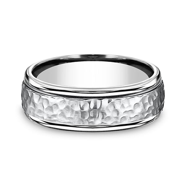 Cobalt Comfort-Fit Design Wedding Band