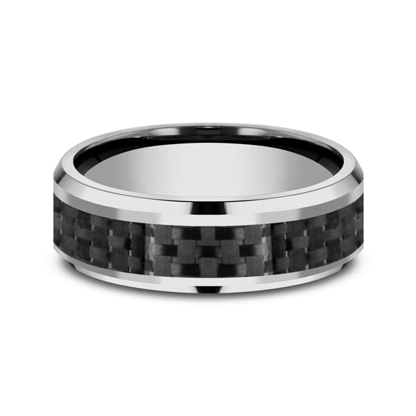 Tungsten Comfort-Fit Design Wedding Band