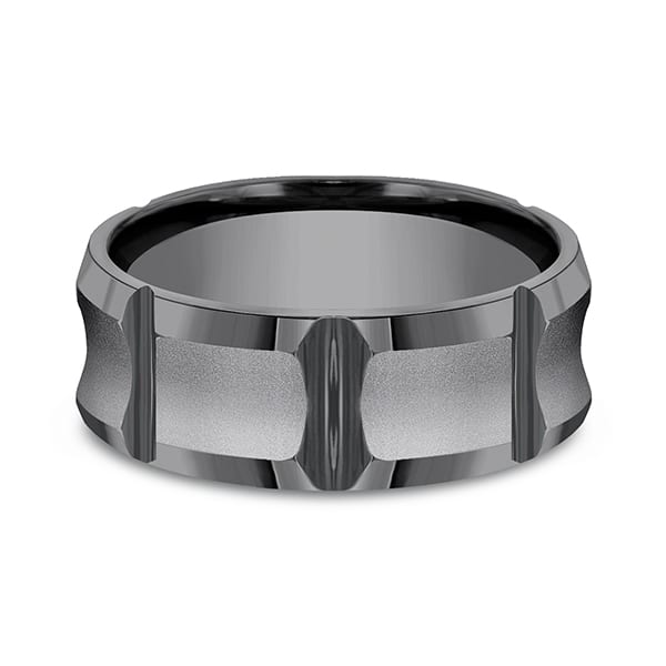 Tantalum Comfort-fit Design Wedding Band
