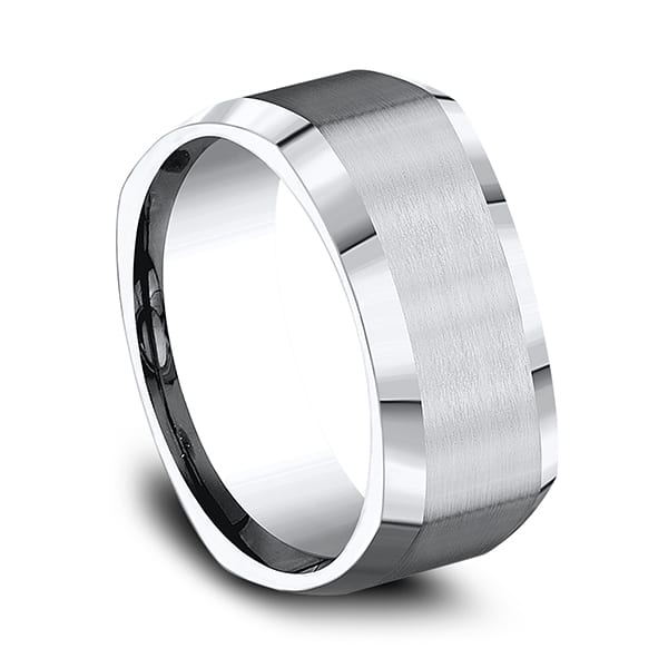 Cobalt Comfort-Fit Design Wedding Band