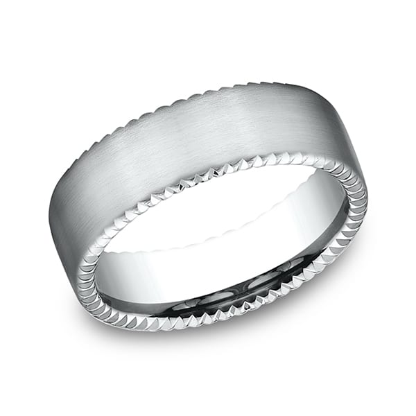Comfort-Fit Design Wedding Band