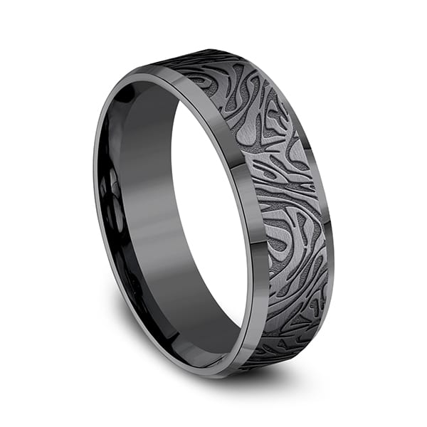 Tantalum Comfort-fit wedding band