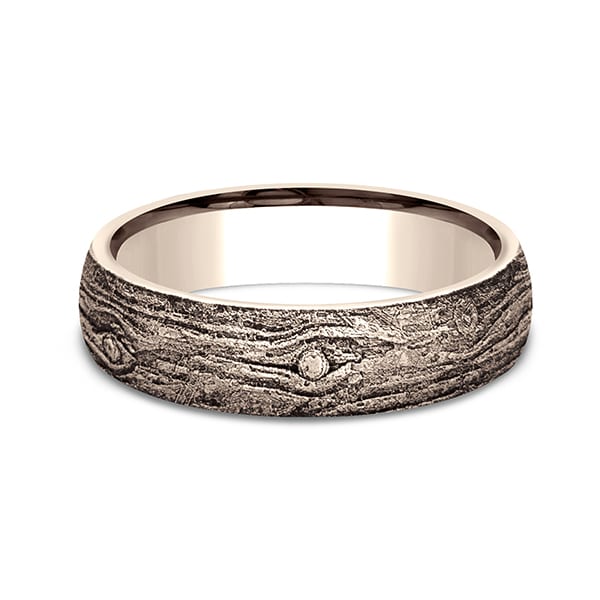 Comfort-Fit Design Wedding Band