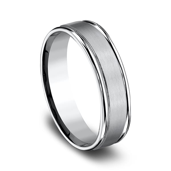 Cobalt Comfort-Fit Design Wedding Band