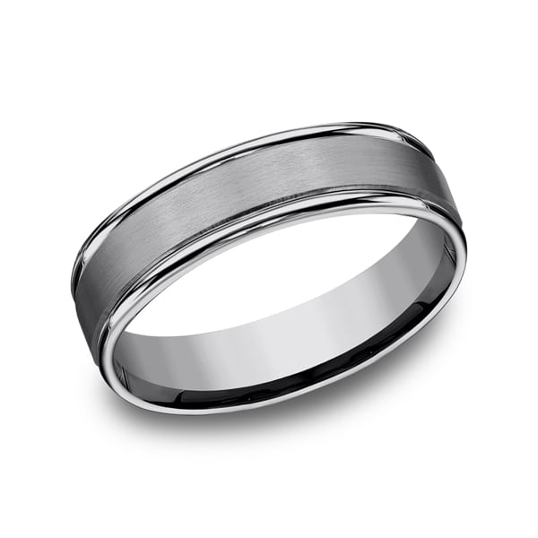 Cobalt Comfort-Fit Design Wedding Band