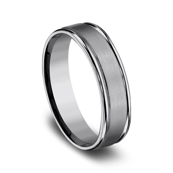Cobalt Comfort-Fit Design Wedding Band