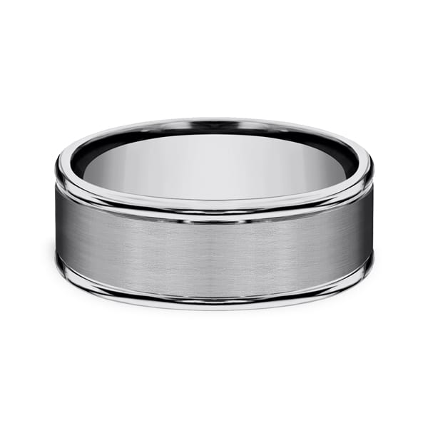 Tungsten Comfort-Fit Design Wedding Band