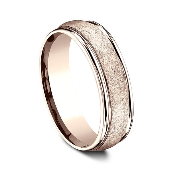 Comfort-Fit Design Wedding Ring