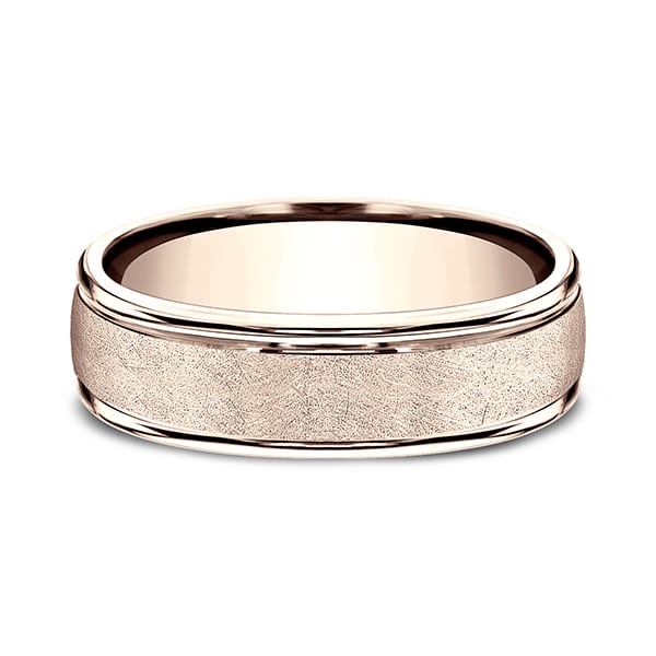 Comfort-Fit Design Wedding Ring