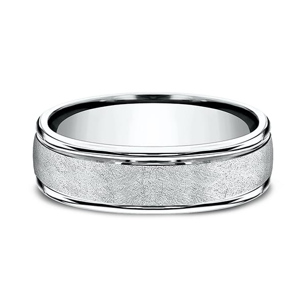Comfort-Fit Design Wedding Ring
