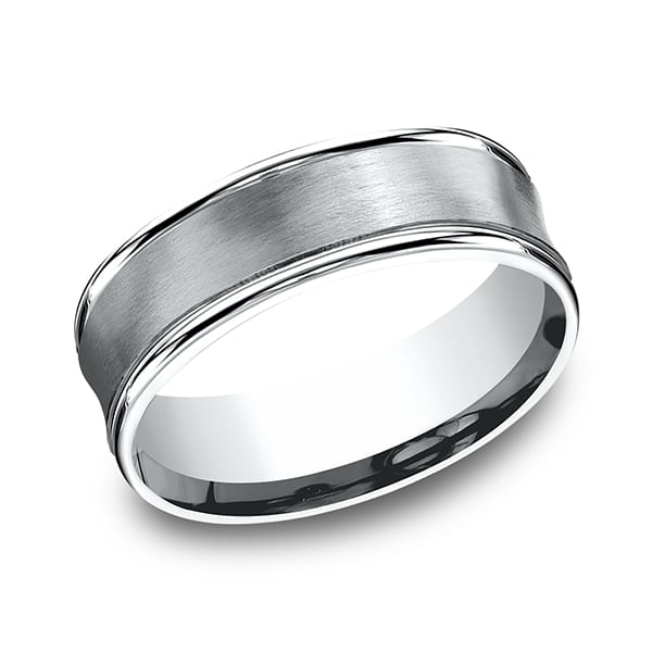 Comfort-Fit Design Wedding Band