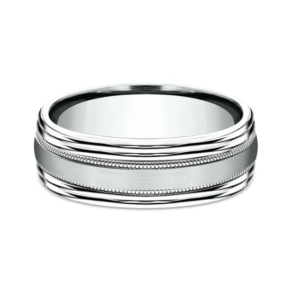 Comfort-Fit Design Wedding Ring