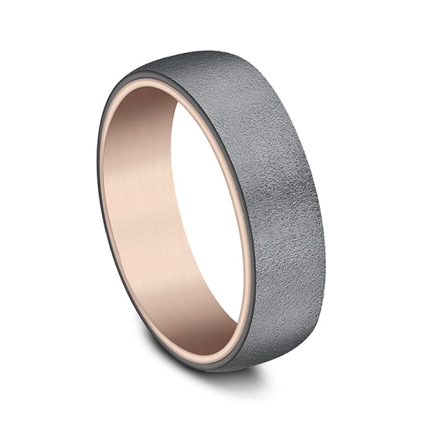 Ammara Stone Comfort-fit Design Wedding Ring