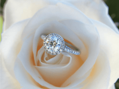 Say "I Do" With a Halo Engagement Ring