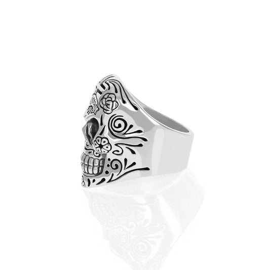 SKULL RING W/ CHOSEN CROSS DETAIL - 20TH ANNIVERSARY