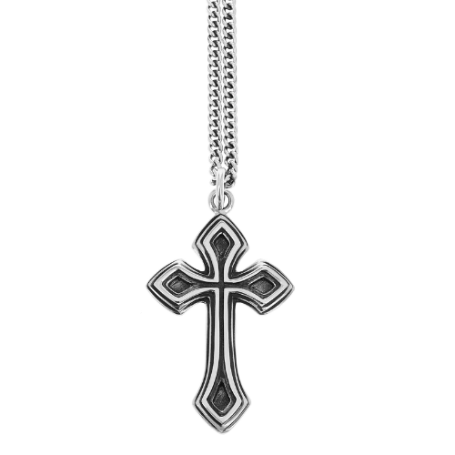 Layered Cross Pendant