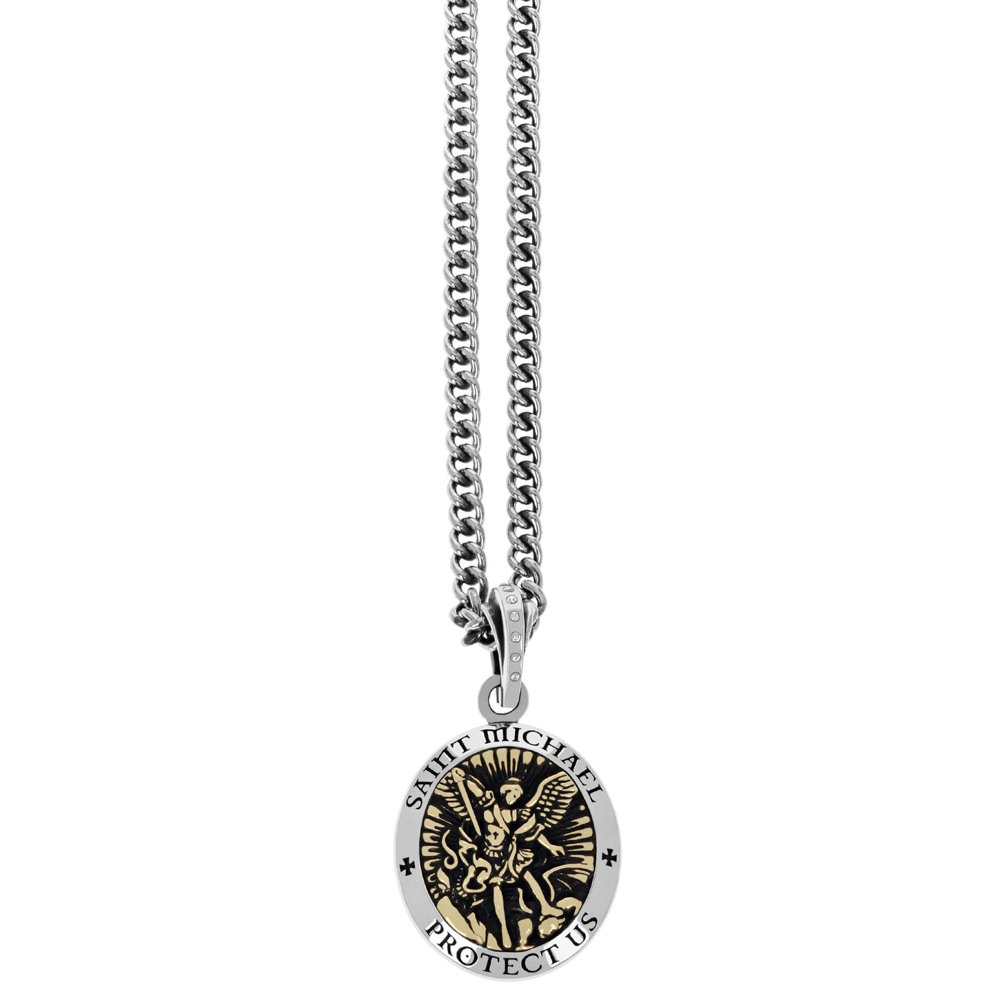 SAINT MICHAEL DOG TAG PENDANT