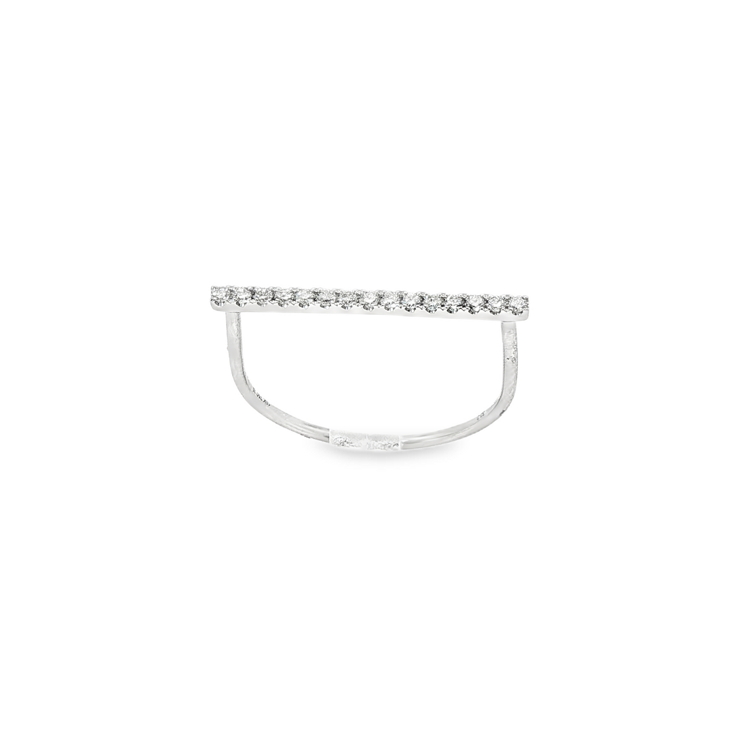 18K White Gold Diamnd Ring 0.10Ctw