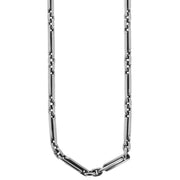 LARGE PAPERCLIP NECKLACE WITH T-BAR AND TOGGLE