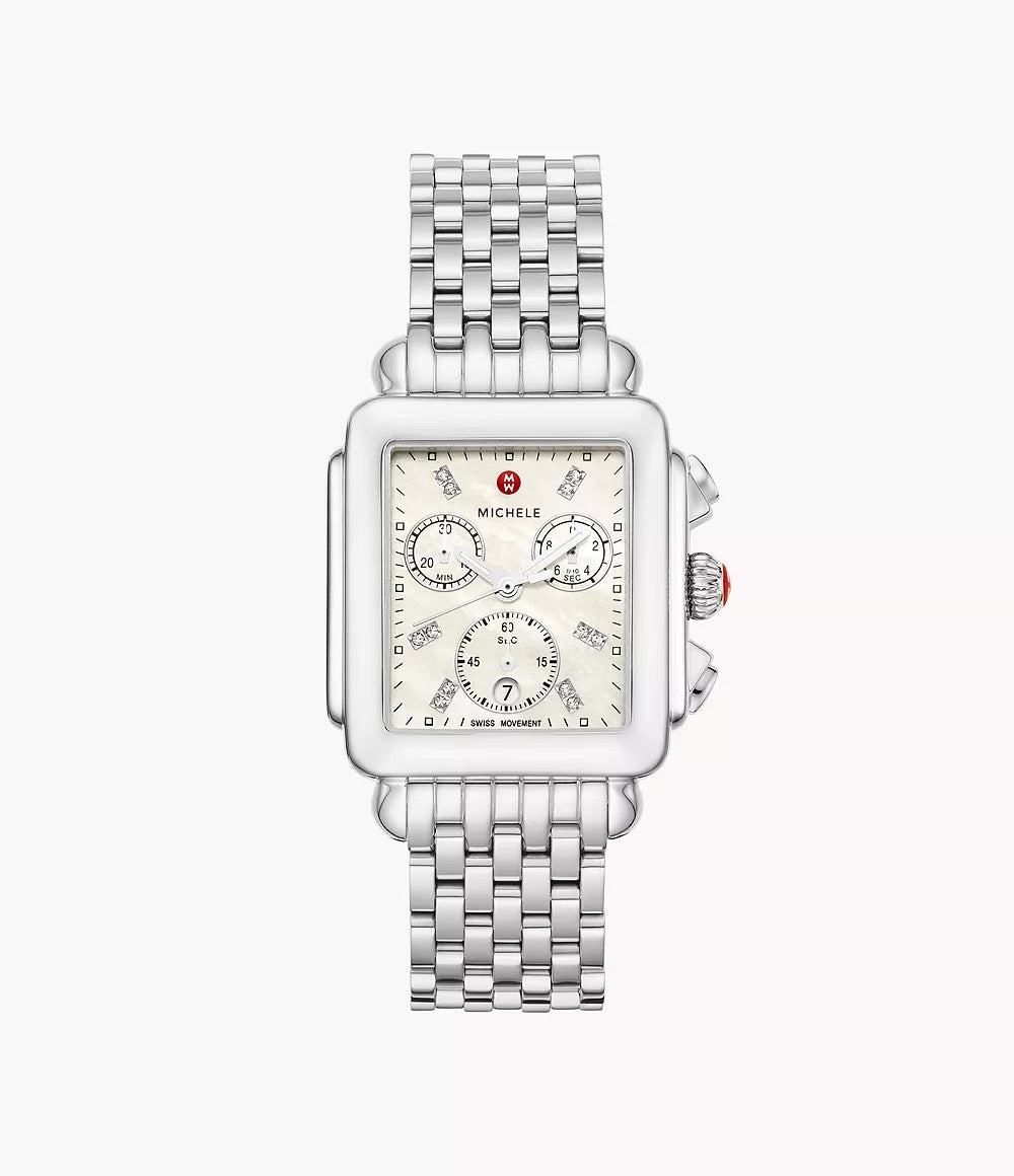 Deco Diamond Stainless Steel Watch