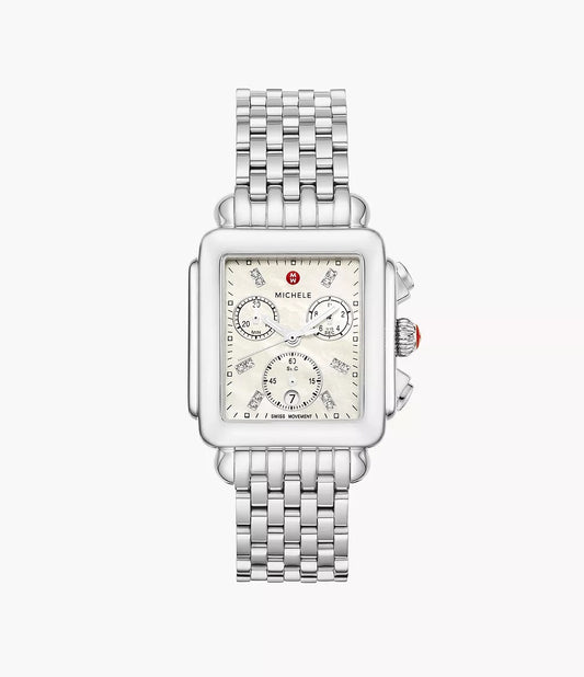 Deco Diamond Stainless Steel Watch