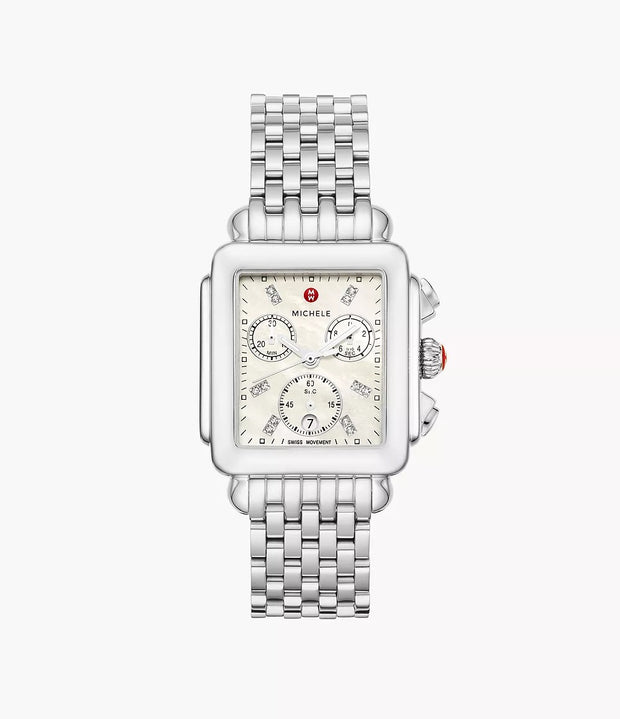 Deco Diamond Stainless Steel Watch