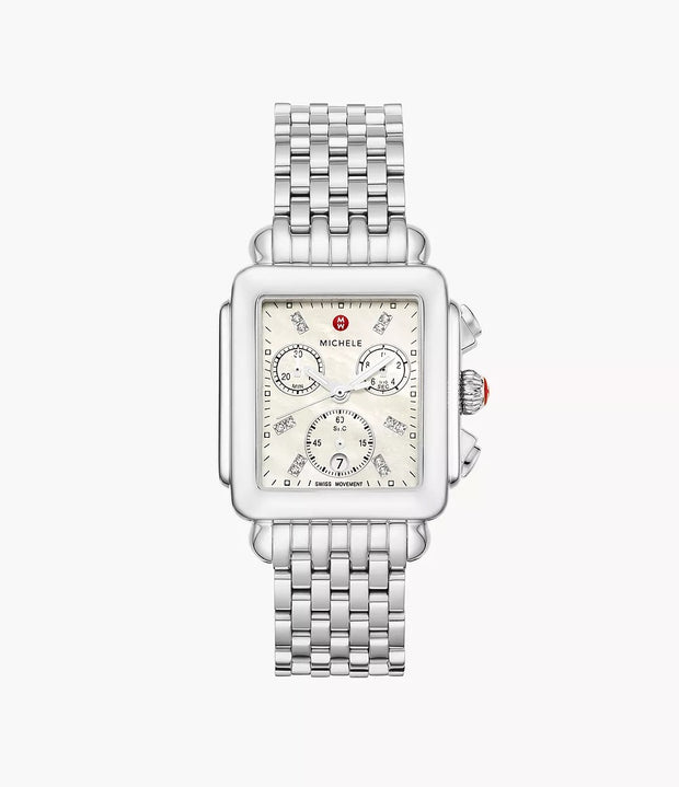 Deco Diamond Stainless Steel Watch