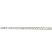 14K white gold diamond tennis bracelet 3.07ct