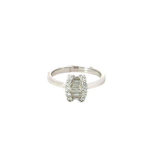 WG Diamond Fashion Ring D= 0.56CT