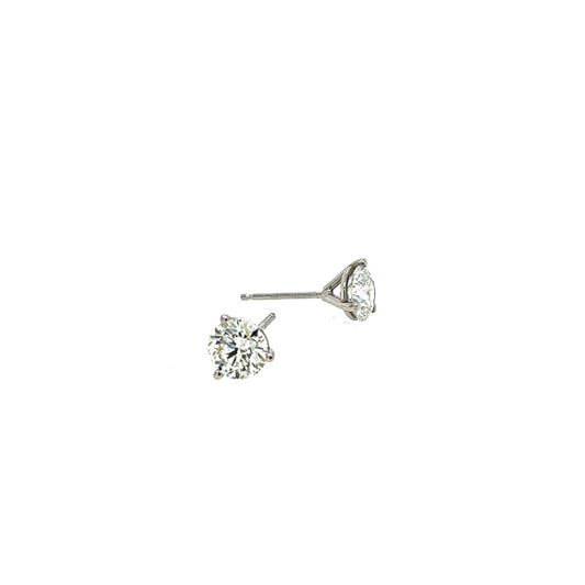 platinum diamond studs 1.48ct