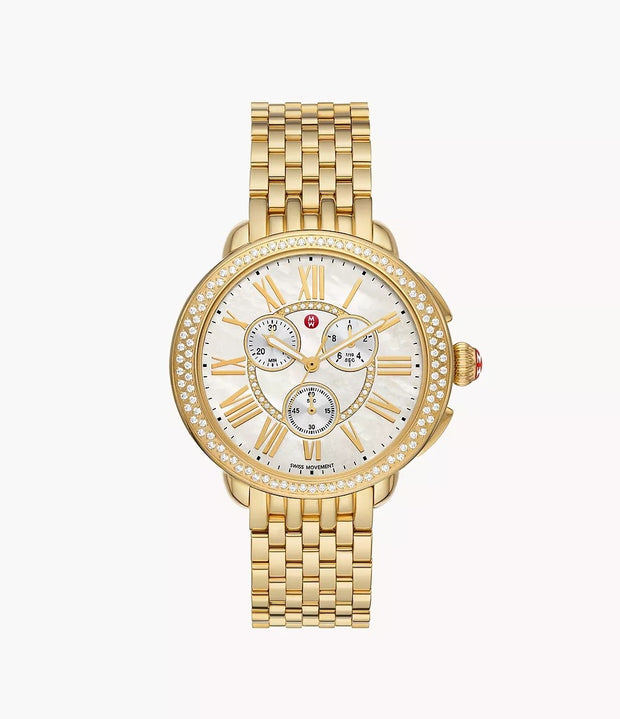 Serein 18K Gold-Plated Diamond Watch