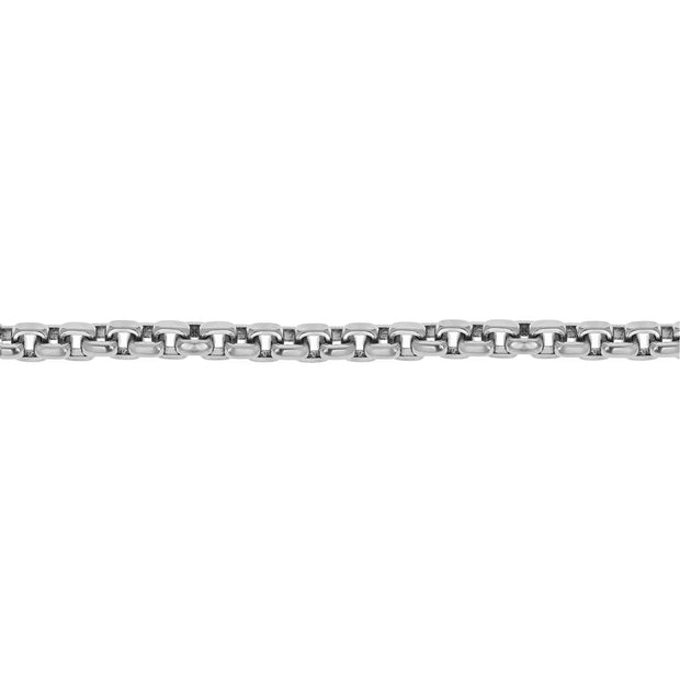 BOX LINK BRACELET WITH T-BAR AND TOGGLE