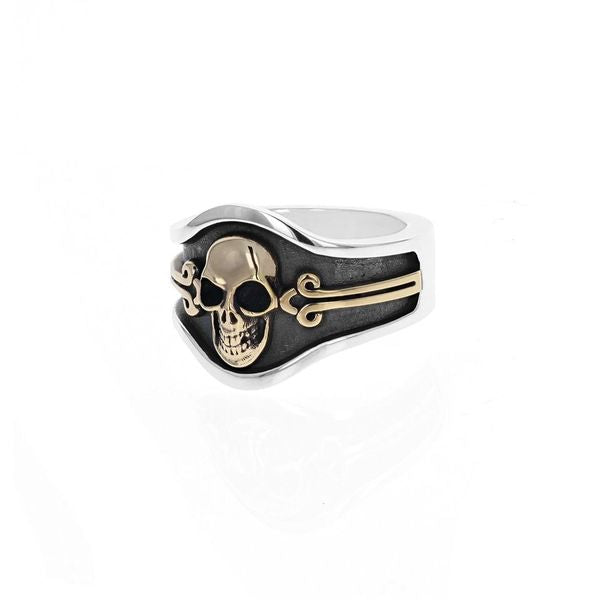 SKULL CIGAR BAND RING
