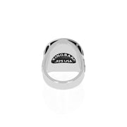 ST MICHAEL RING WITH GOLD ALLOY