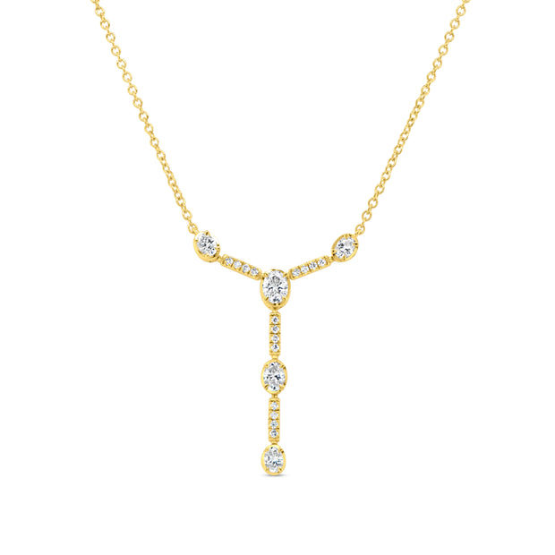 Uneek Alexandria Collection Drop Necklace