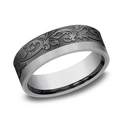 Tantalum Comfort-fit wedding band