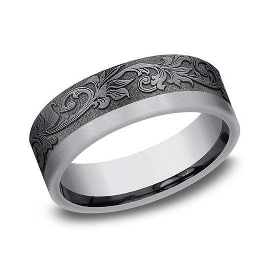 Tantalum Comfort-fit wedding band