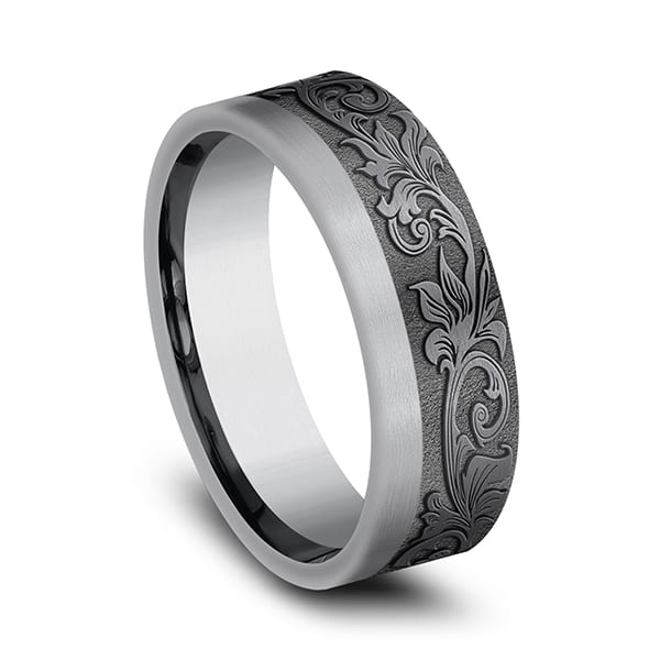 Tantalum Comfort-fit wedding band