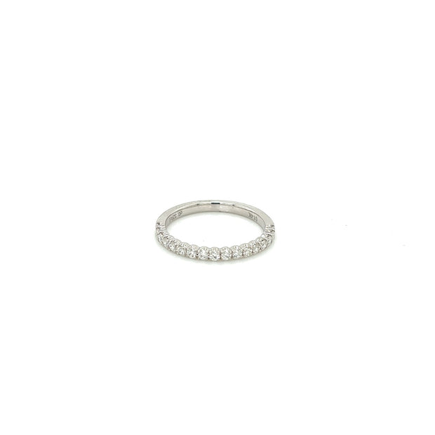 14k white gold diamond band 0.33ct