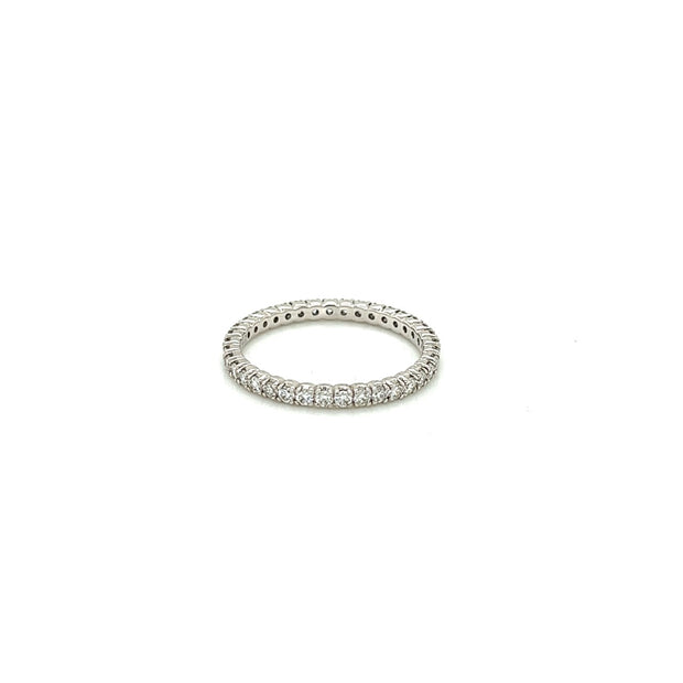 14k white gold diamond eternity band 0.54ct